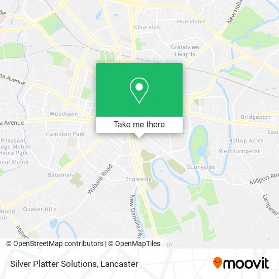 Mapa de Silver Platter Solutions