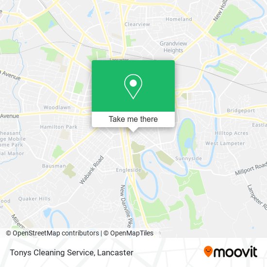 Tonys Cleaning Service map