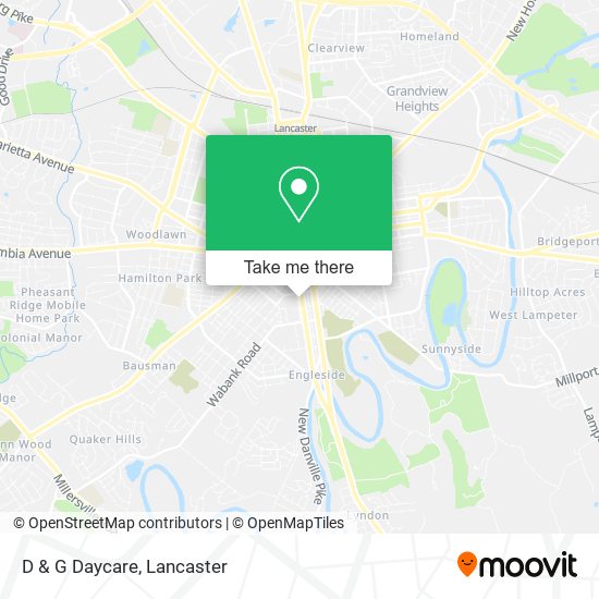 Mapa de D & G Daycare