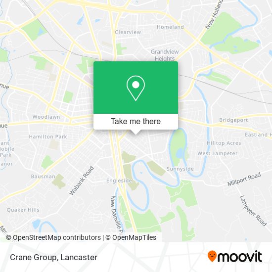 Mapa de Crane Group