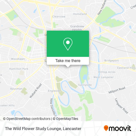 Mapa de The Wild Flower Study Lounge
