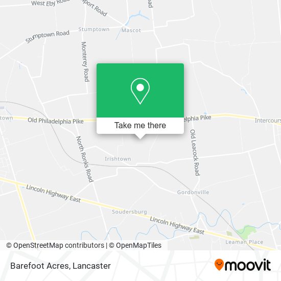 Mapa de Barefoot Acres