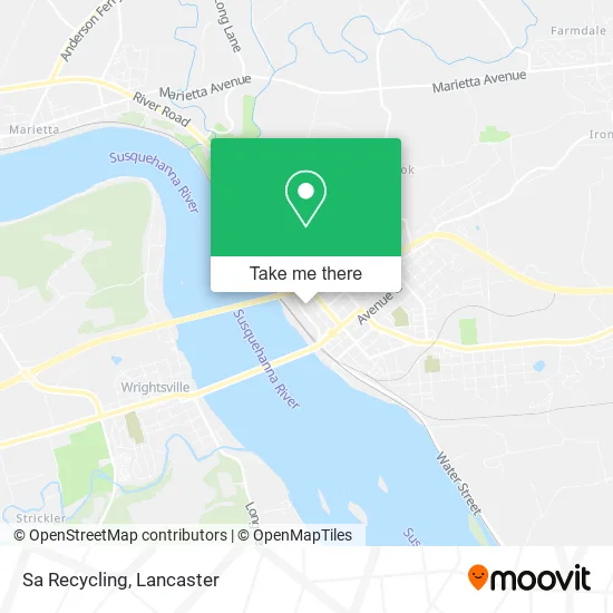 Sa Recycling map