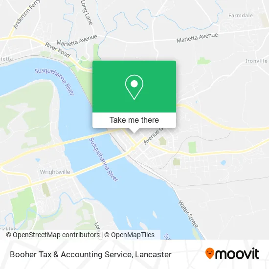 Booher Tax & Accounting Service map