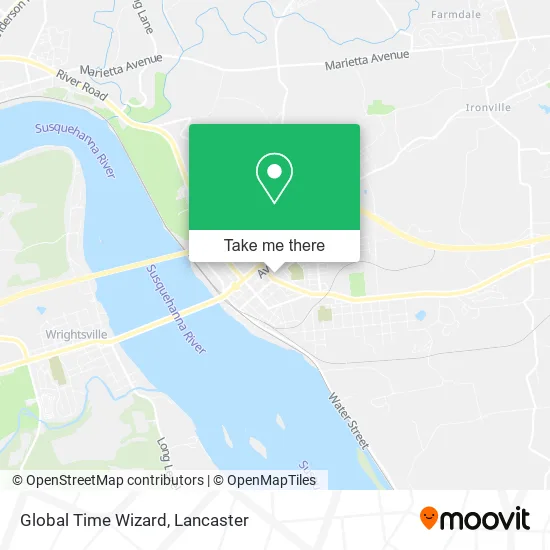 Global Time Wizard map