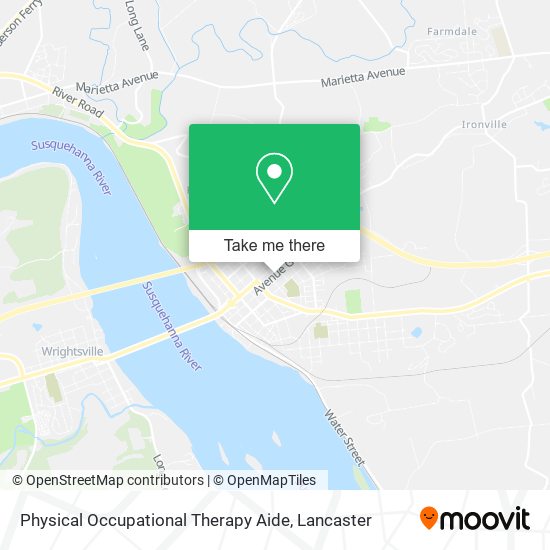 Mapa de Physical Occupational Therapy Aide