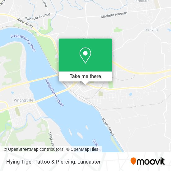 Flying Tiger Tattoo & Piercing map