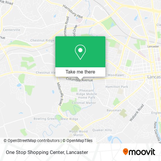 One Stop Shopping Center map