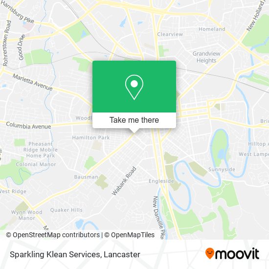 Sparkling Klean Services map