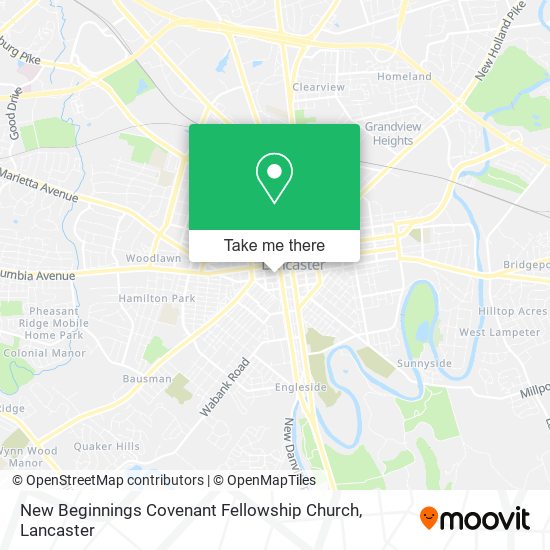 New Beginnings Covenant Fellowship Church map