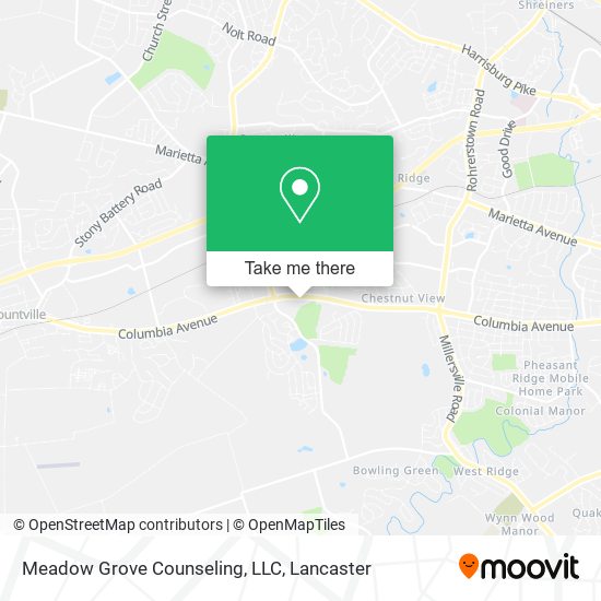 Meadow Grove Counseling, LLC map