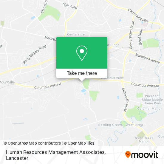 Human Resources Management Associates map