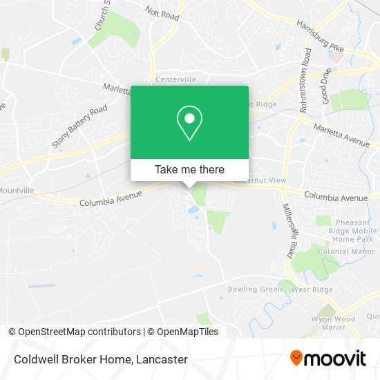 Mapa de Coldwell Broker Home