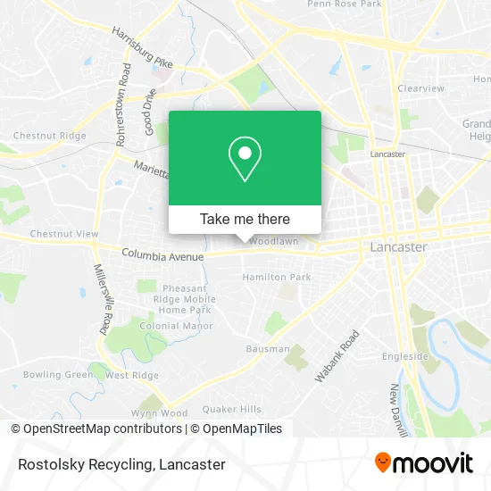 Rostolsky Recycling map