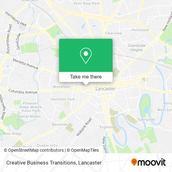 Creative Business Transitions map