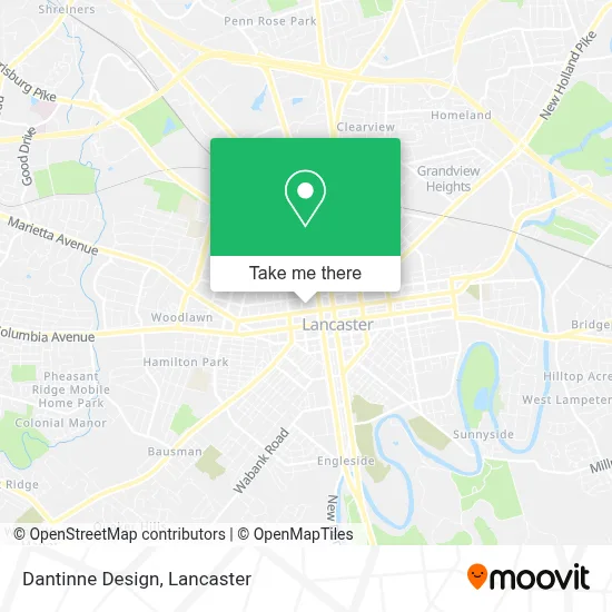 Dantinne Design map
