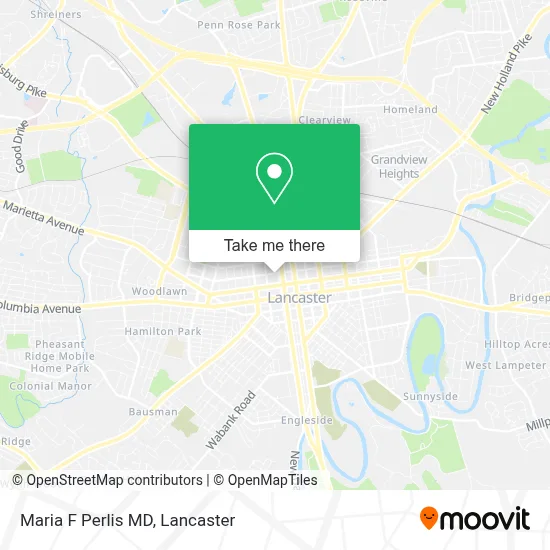 Maria F Perlis MD map