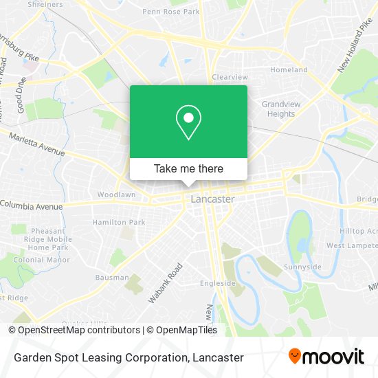 Garden Spot Leasing Corporation map