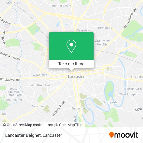 Lancaster Beignet map