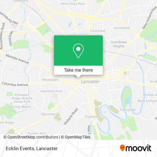 Mapa de Ecklin Events