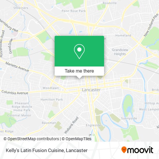 Kelly's Latin Fusion Cuisine map