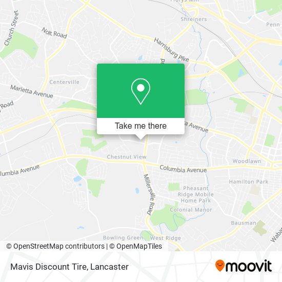 Mapa de Mavis Discount Tire