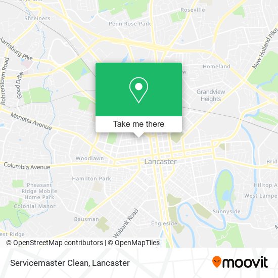 Mapa de Servicemaster Clean