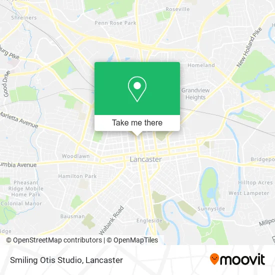 Smiling Otis Studio map