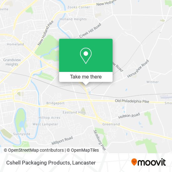Mapa de Cshell Packaging Products