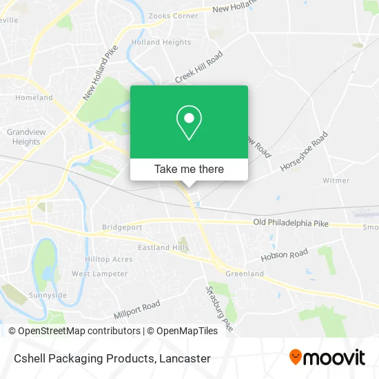 Cshell Packaging Products map