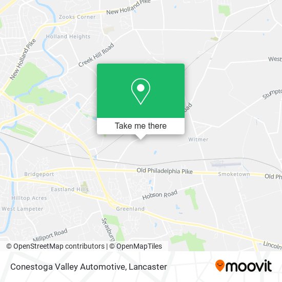 Mapa de Conestoga Valley Automotive