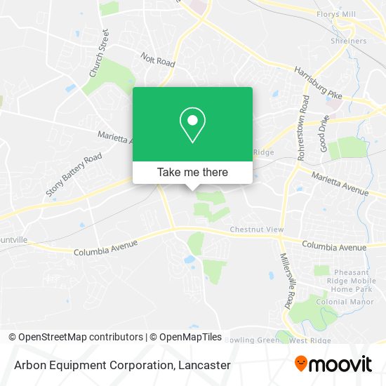 Arbon Equipment Corporation map