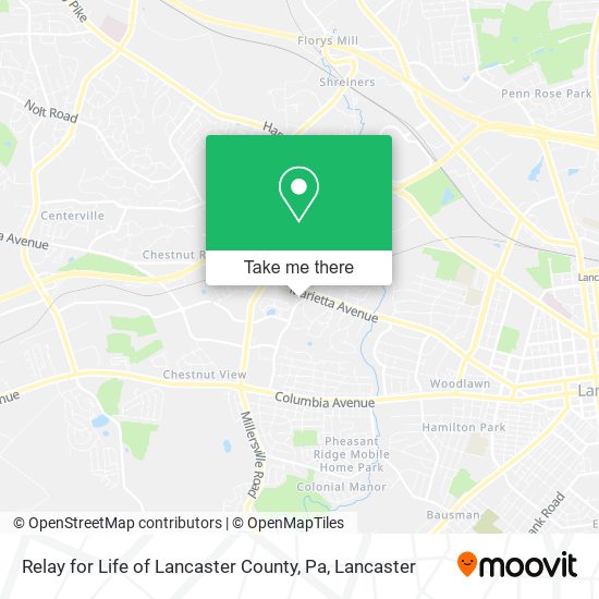 Mapa de Relay for Life of Lancaster County, Pa