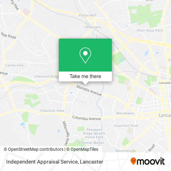 Independent Appraisal Service map