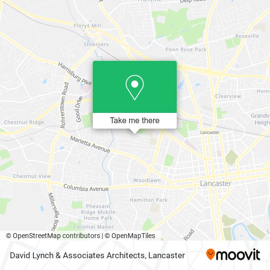 David Lynch & Associates Architects map