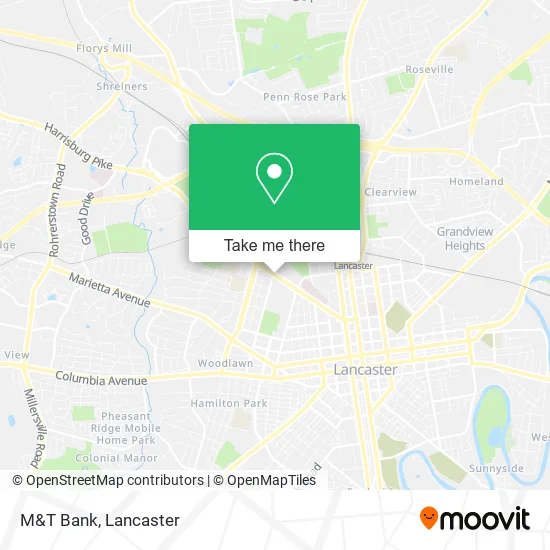 M&T Bank map