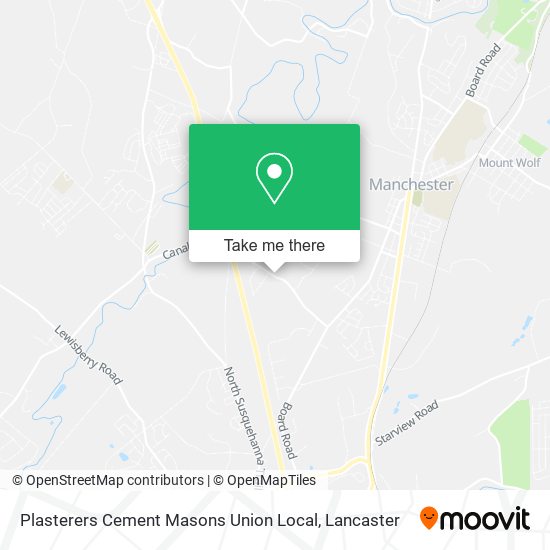 Plasterers Cement Masons Union Local map