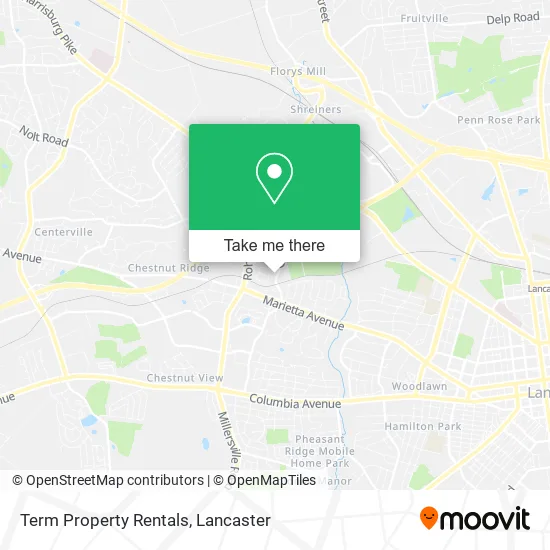 Term Property Rentals map