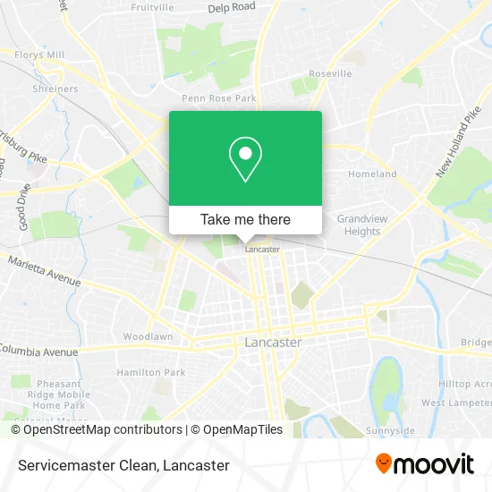 Servicemaster Clean map