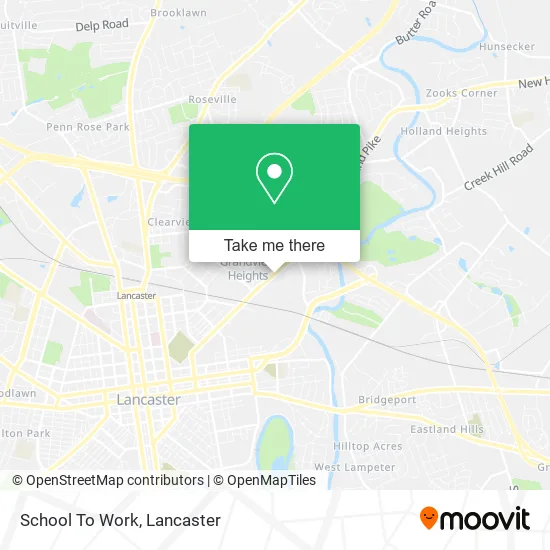 School To Work map