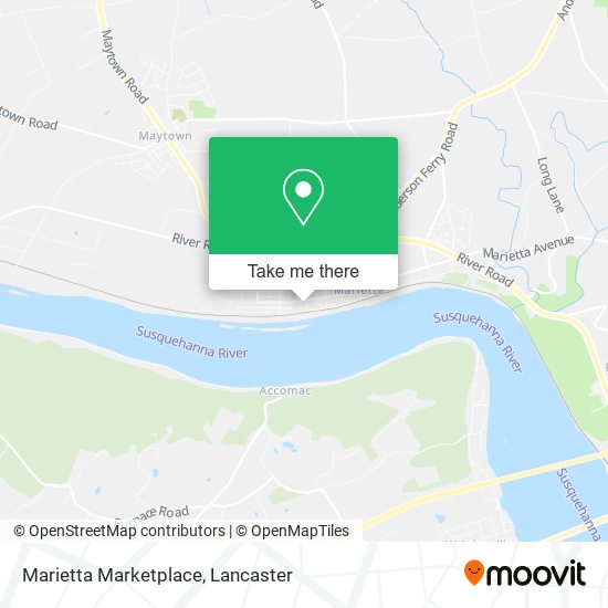 Mapa de Marietta Marketplace