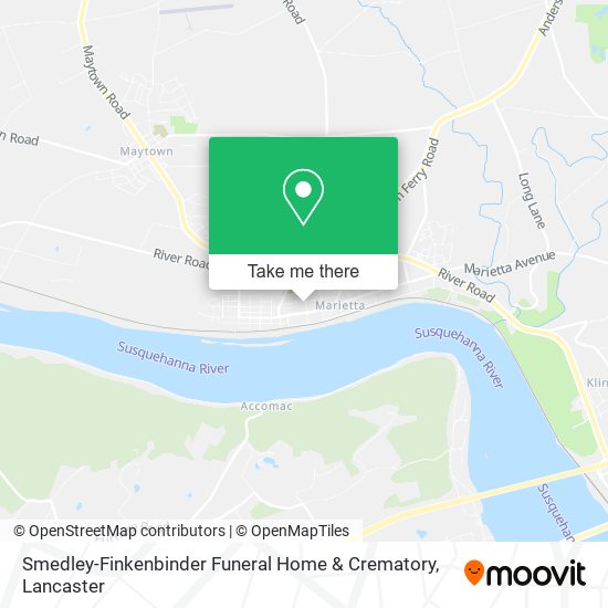 Smedley-Finkenbinder Funeral Home & Crematory map