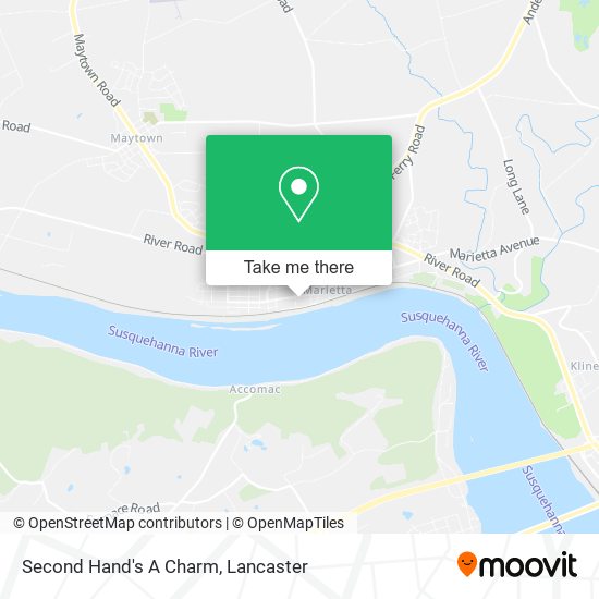 Second Hand's A Charm map