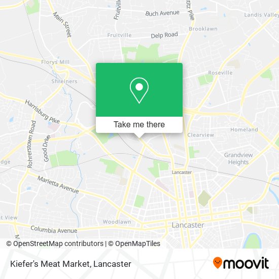 Mapa de Kiefer's Meat Market