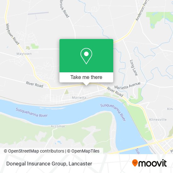 Mapa de Donegal Insurance Group