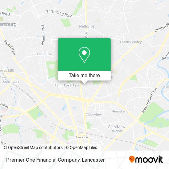 Premier One Financial Company map