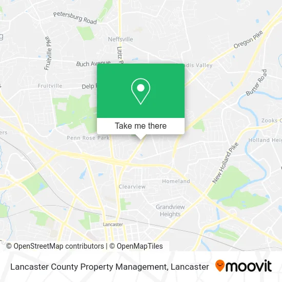 Lancaster County Property Management map