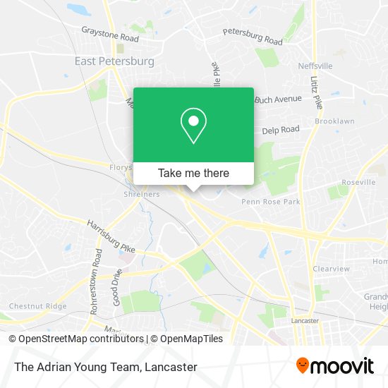 The Adrian Young Team map