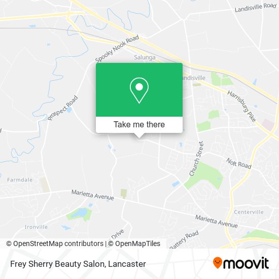 Frey Sherry Beauty Salon map