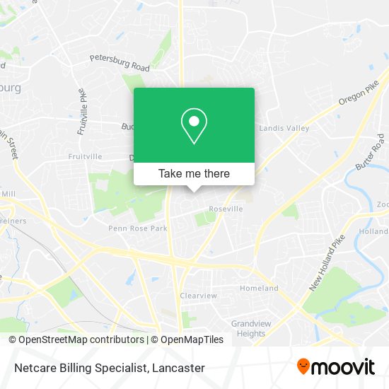 Netcare Billing Specialist map
